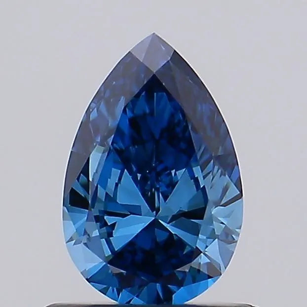 0.70ct Pear Lab Grown Diamond (Colour Fancy Deep Blue, Clarity VS1, IGI Certified)