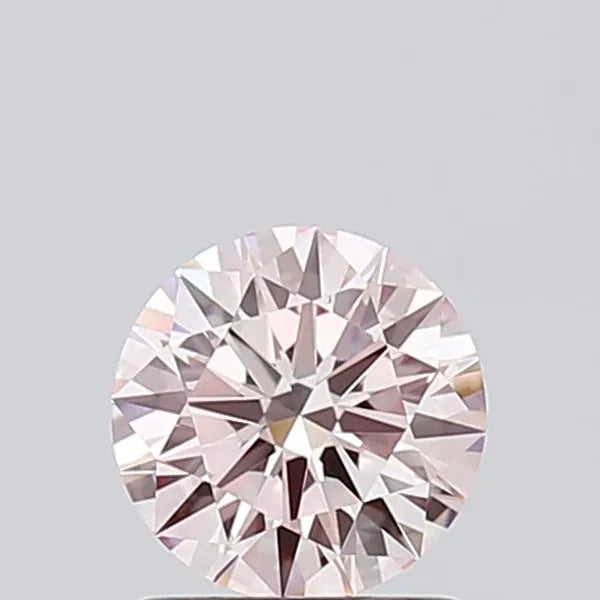 0.91ct Round Lab Grown Diamond (Colour Fancy Pink, Clarity VVS2, Cut ID, IGI Certified)