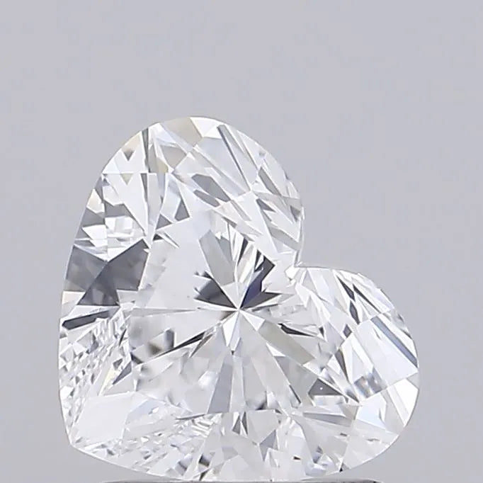 1.31ct Heart Lab Grown Diamond (Colour D, Clarity VVS2, IGI Certified)