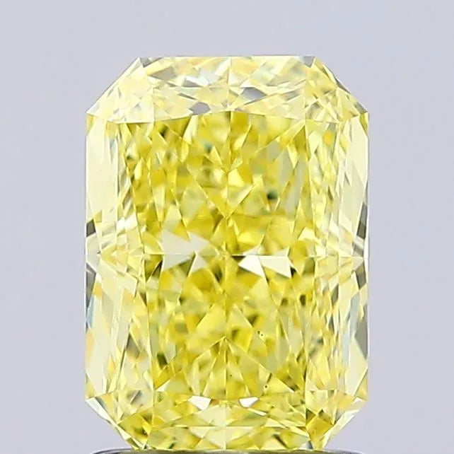 1.51ct Radiant Lab Grown Diamond (Colour Fancy Intense Yellow, Clarity VS1, IGI Certified)