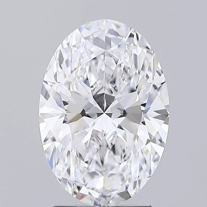 2.54ct Oval Lab Grown Diamond (Colour D, Clarity IF, IGI Certified)