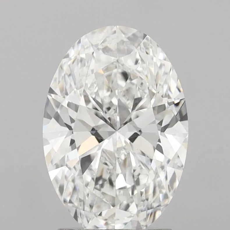 2.56ct Oval Lab Grown Diamond (Colour E, Clarity VS1, IGI Certified)