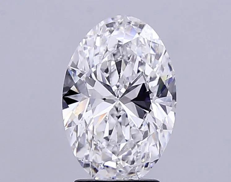 3.00ct Oval Lab Grown Diamond (Colour D, Clarity VVS2, IGI Certified)