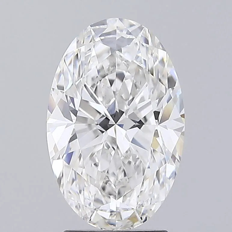 3.07ct Oval Lab Grown Diamond (Colour E, Clarity VVS2, IGI Certified)