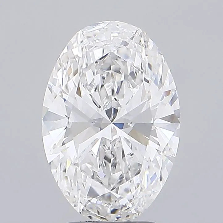 3.71ct Oval Lab Grown Diamond (Colour E, Clarity VVS2, IGI Certified)