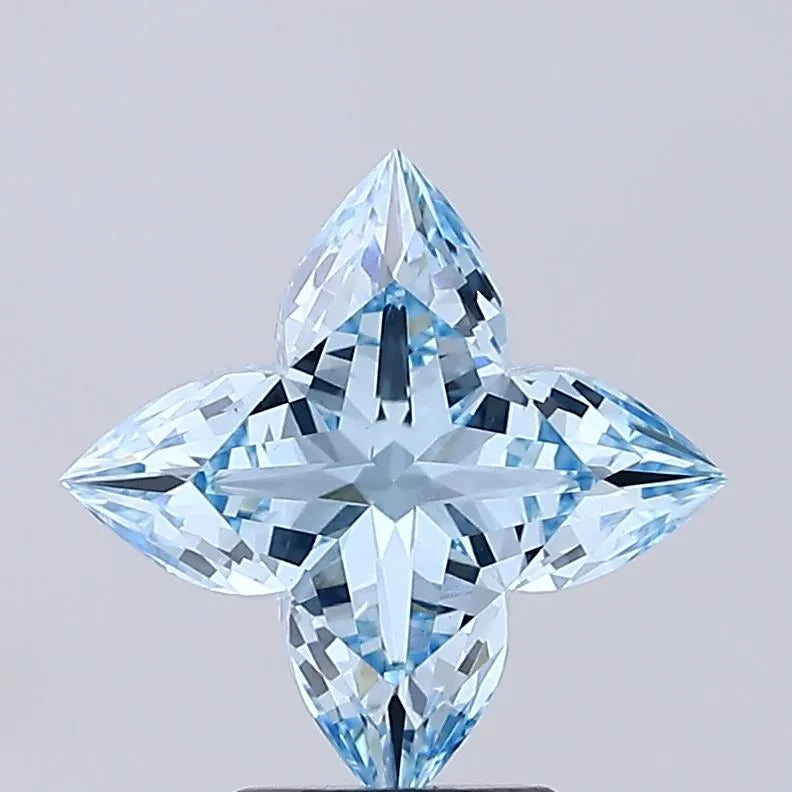 3.75ct Other Lab Grown Diamond (Colour Fancy Vivid Blue, Clarity VS1, IGI Certified)