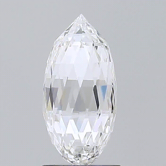 Diamant taille briolette de laboratoire. Couleur E. Pureté VVS. Certificat IGI. Exquisite Lab Diamonds Paris.