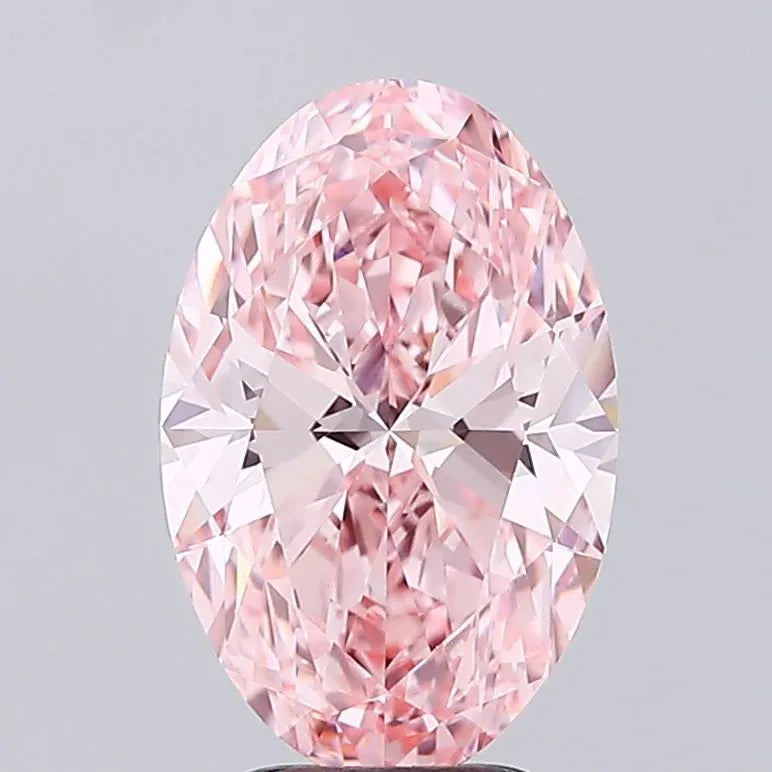 Diamant de laboratoire Rose Ovale 4 carats VVS2 Certifié IGI | Exquisite Lab Diamonds