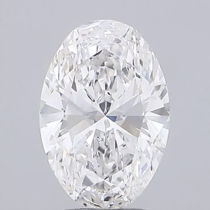 Diamant de laboratoire forme ovale - certificat IGI- 3,37 carats - Couleur D - Pureté VVS - Exquisite Lab Diamonds Paris
