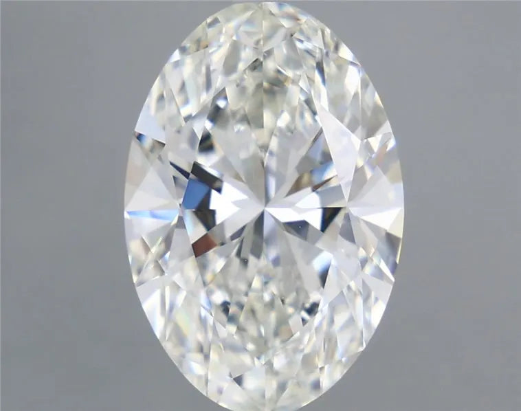 5.01ct Oval Lab Grown Diamond (Colour G, Clarity VVS1, IGI Certified)