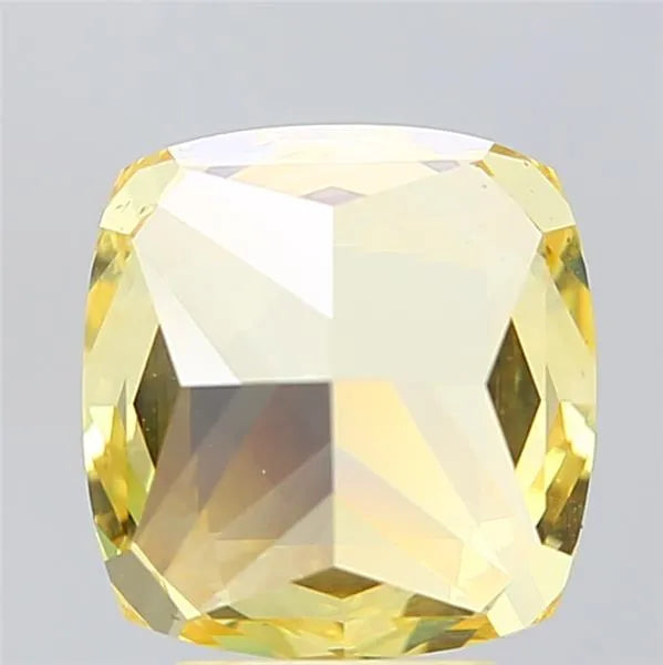 5.81ct Cushion modified Lab Grown Diamond (Colour Fancy Vivid Yellow, Clarity VS1, IGI Certified)