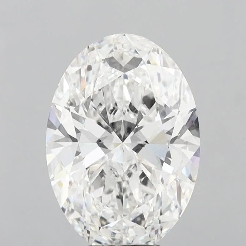 6.07ct Oval Lab Grown Diamond (Colour E, Clarity VVS2, IGI Certified)