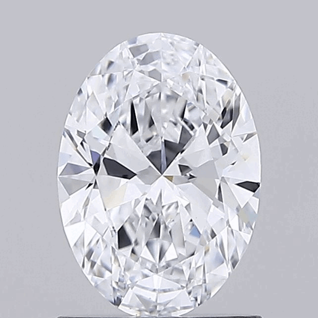 1.00ct Oval Lab Grown Diamond (Colour D, Clarity VVS2, IGI Certified)