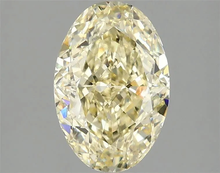 2.10ct Oval Lab Grown Diamond (Colour Fancy Intense Yellow, Clarity VS1, IGI Certified)