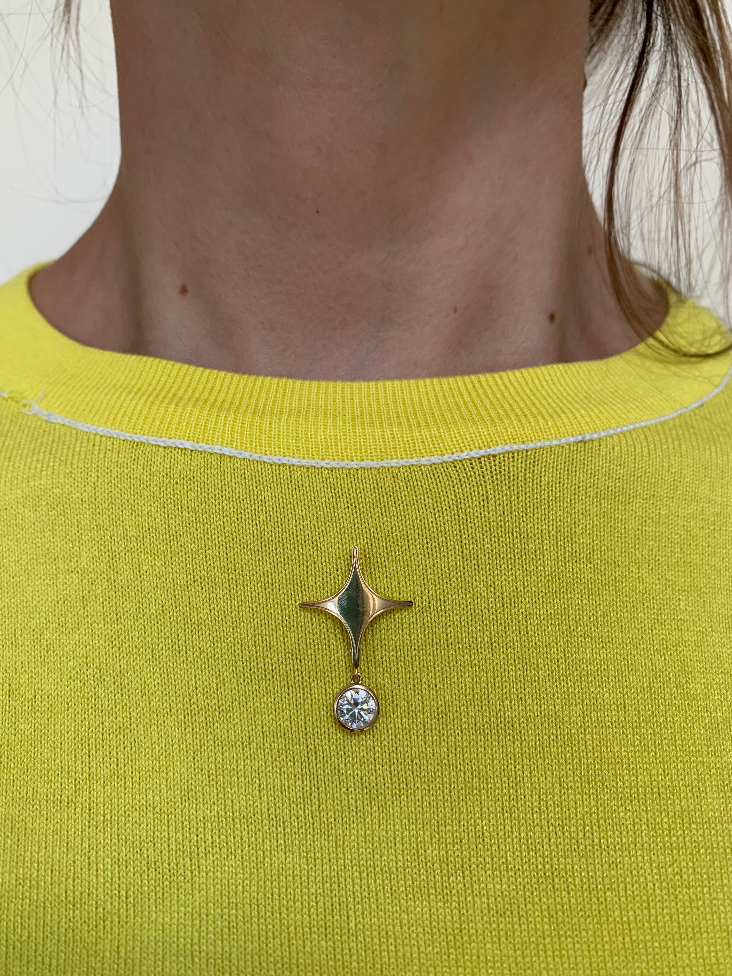 Pendentif-broche Céleste