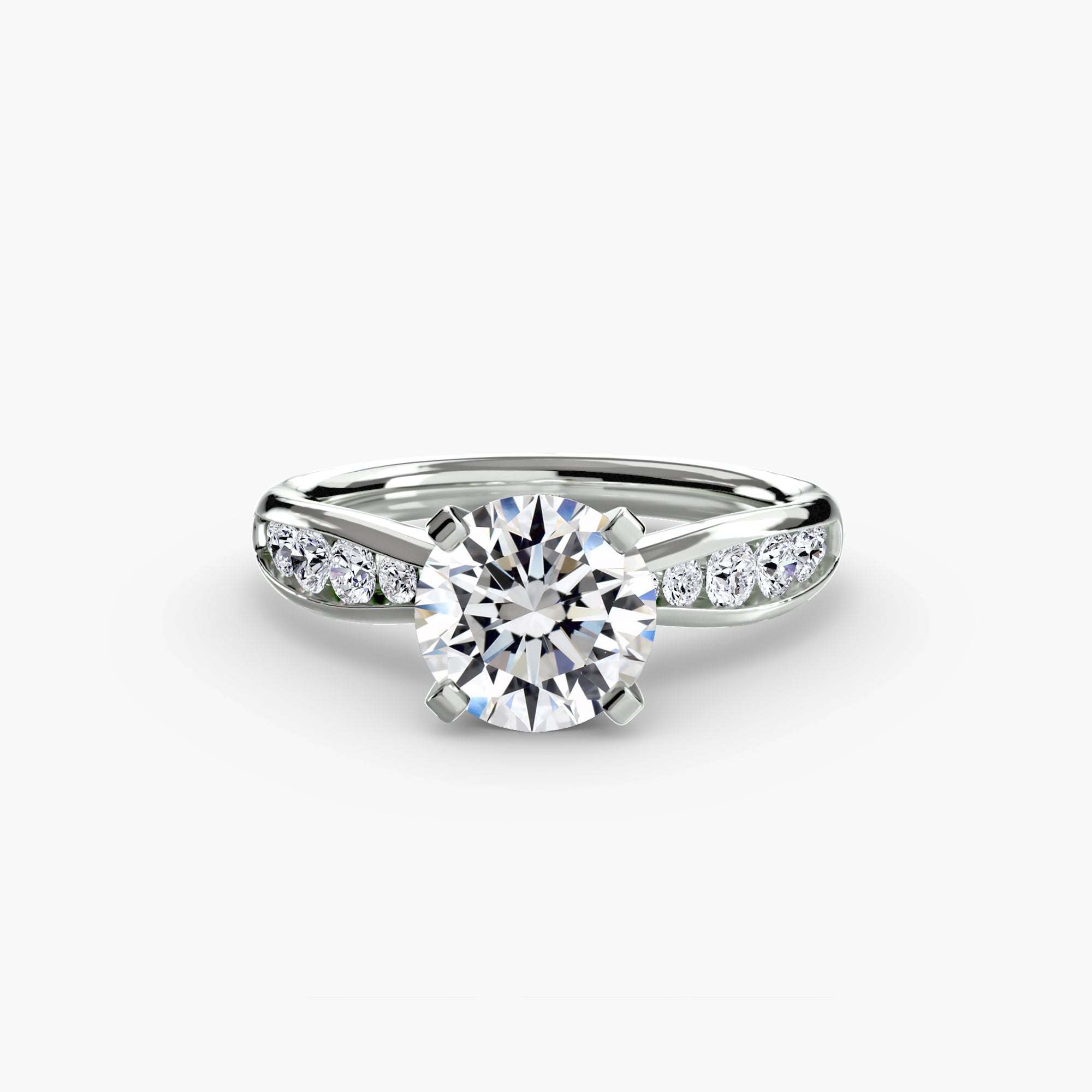 Bague personnalisée Calyra, en diamants de laboratoire et or ou platine. Exquisite Lab Diamonds Paris