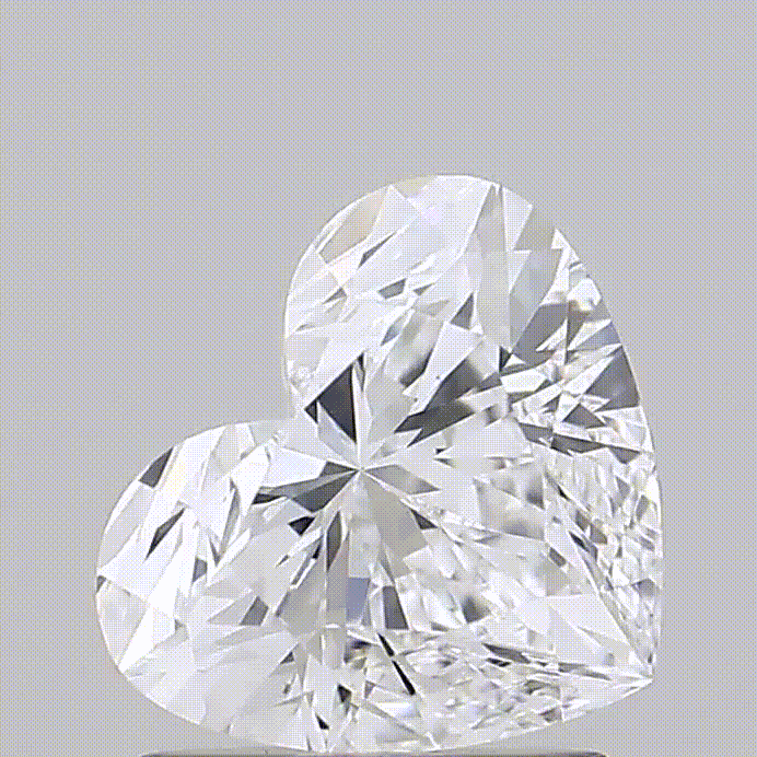 carat heart-shaped synthetic diamond (Color D, Clarity VVS2, IGI)
