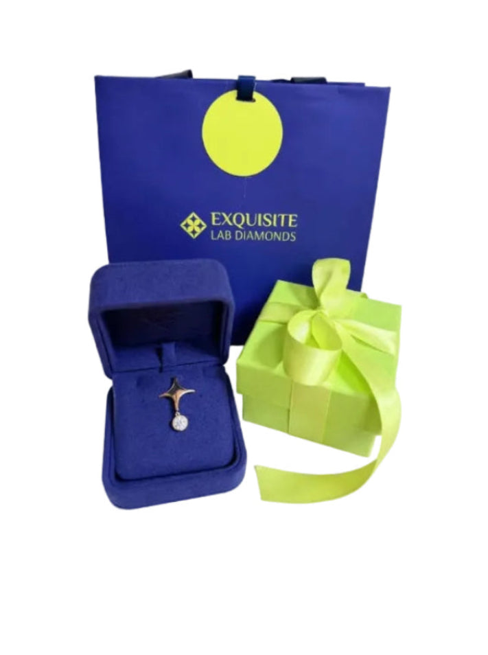 Packaging de la Maison Exquisite Lab Diamonds Paris - aux couleurs célestes
