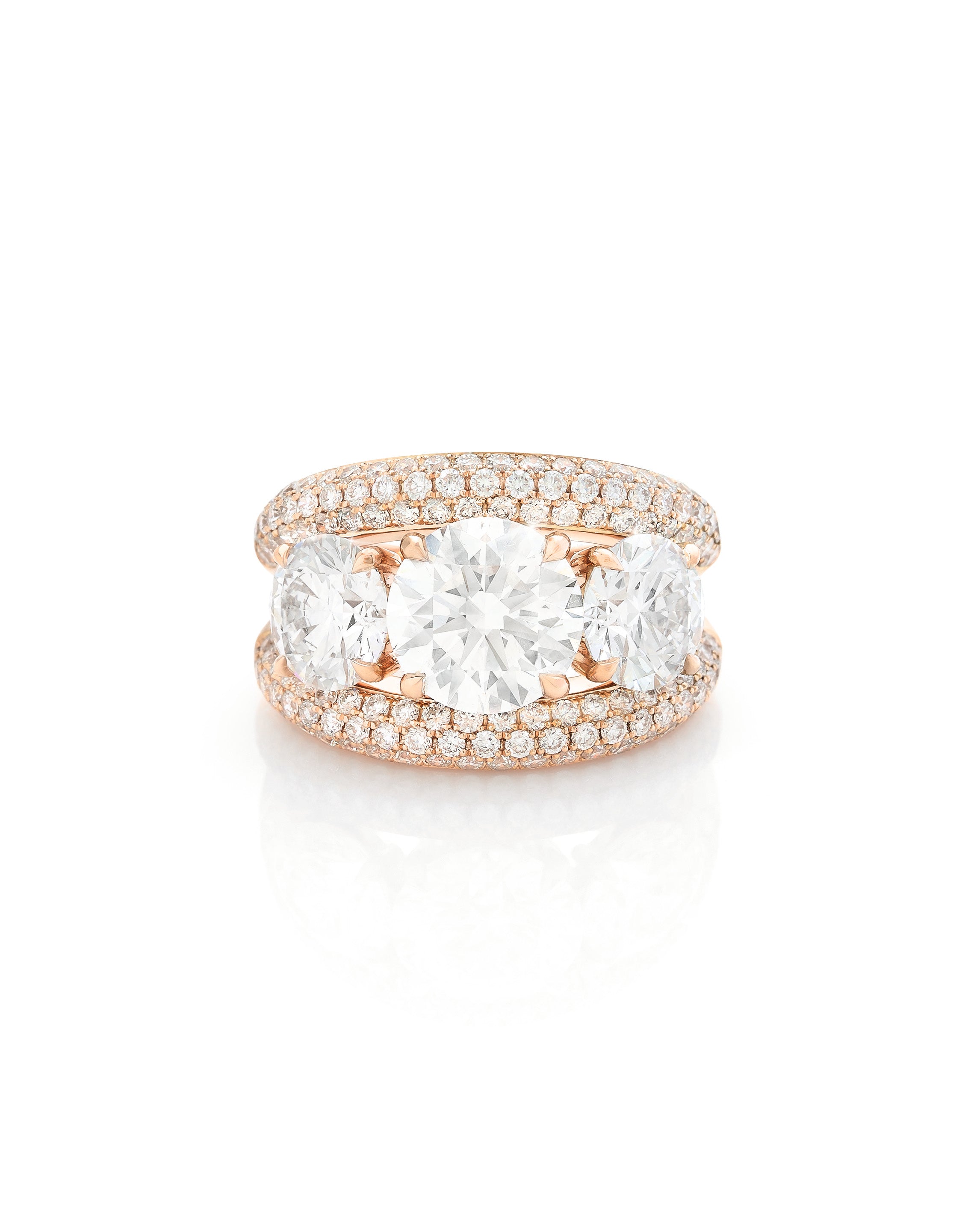 Bague en  diamant de synthèse Exquisitelabdiamonds 