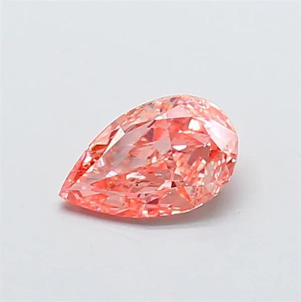0.70ct Pear Lab Grown Diamond (Colour Fancy Vivid Pink, Clarity VS1, IGI Certified)