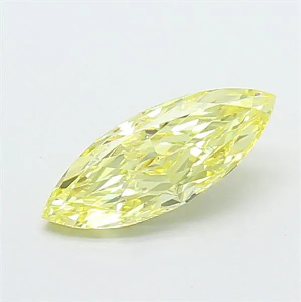 0.74ct Marquise Lab Grown Diamond (Colour Fancy Yellow, Clarity SI2, IGI Certified)