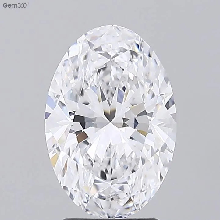 2.73ct Oval Lab Grown Diamond (Colour D, Clarity VVS1, GIA Certified)