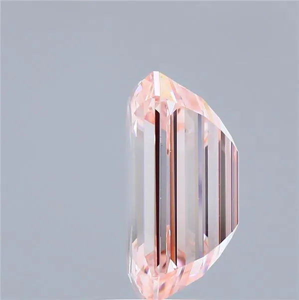 4.87ct Emerald Lab Grown Diamond (Colour Fancy Pink, Clarity VVS2, Cut GD, IGI Certified)