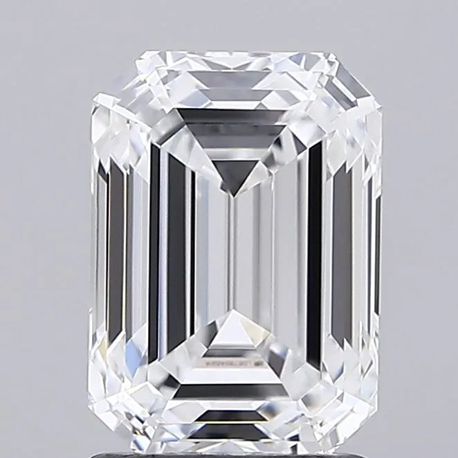 2.06ct Emerald Lab Grown Diamond (Colour D, Clarity IF, IGI Certified)