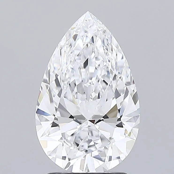 2.07ct Pear Lab Grown Diamond (Colour D, Clarity VVS1, IGI Certified)