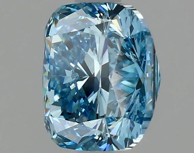 1.49ct Cushion brilliant Lab Grown Diamond (Fancy Intense Blue, Clarity VS1, IGI)