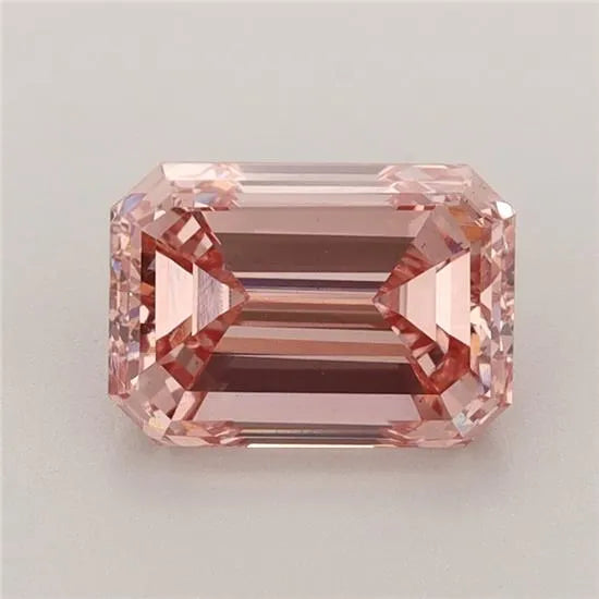 2.00ct Emerald Lab Grown Diamond (Colour Fancy Intense Pink, Clarity VS1, IGI Certified)