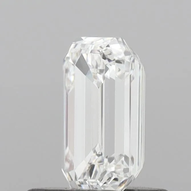 0.72ct Emerald Lab Grown Diamond (Colour D, Clarity VVS2, IGI Certified)