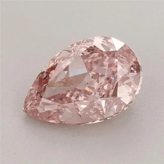 1.15ct Pear Lab Grown Diamond (Fancy Vivid Pink, Clarity VVS2, IGI)