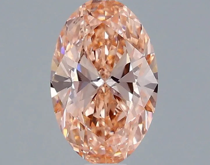 1.02ct Oval Lab Grown Diamond (Colour Fancy Vivid Pink, Clarity VS2, IGI Certified)