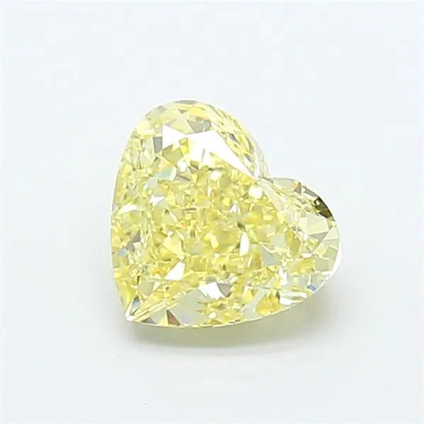 1.26ct Heart Lab Grown Diamond (Colour Fancy Yellow, Clarity VS1, IGI Certified)