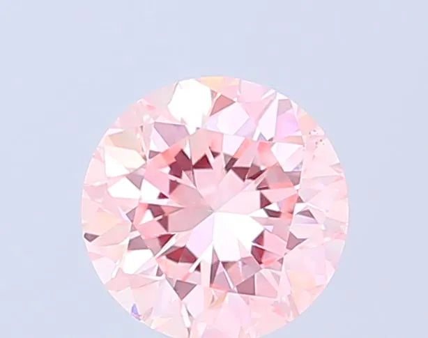 1.27ct Round Lab Grown Diamond (Colour Fancy Vivid Pink, Clarity VS1, Cut GD, IGI Certified)