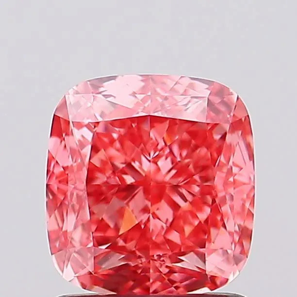 1.57ct Cushion modified Lab Grown Diamond (Colour Fancy Vivid Pink, Clarity VVS2, IGI Certified)