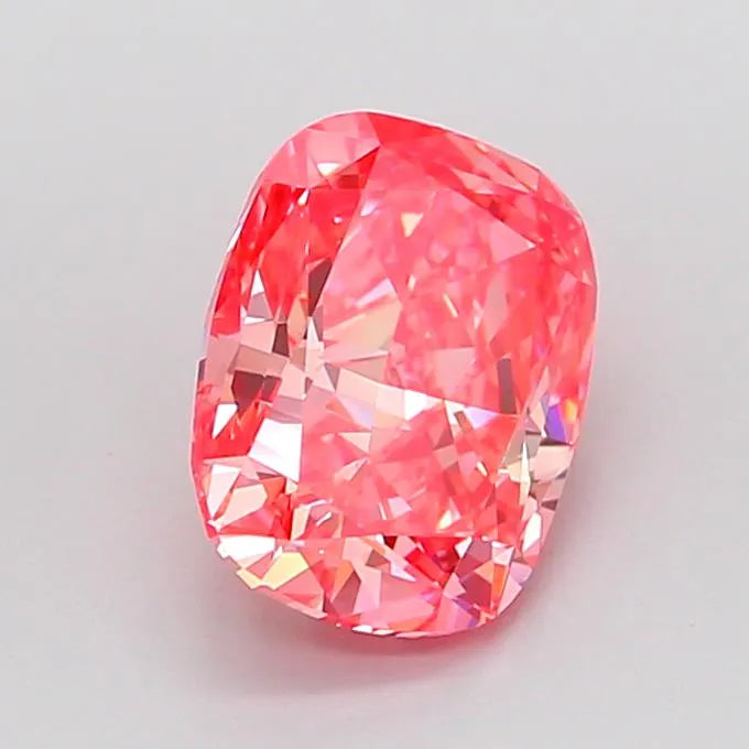 1.65ct Cushion modified Lab Grown Diamond (Colour Fancy Vivid Red, Clarity VVS2, IGI Certified)