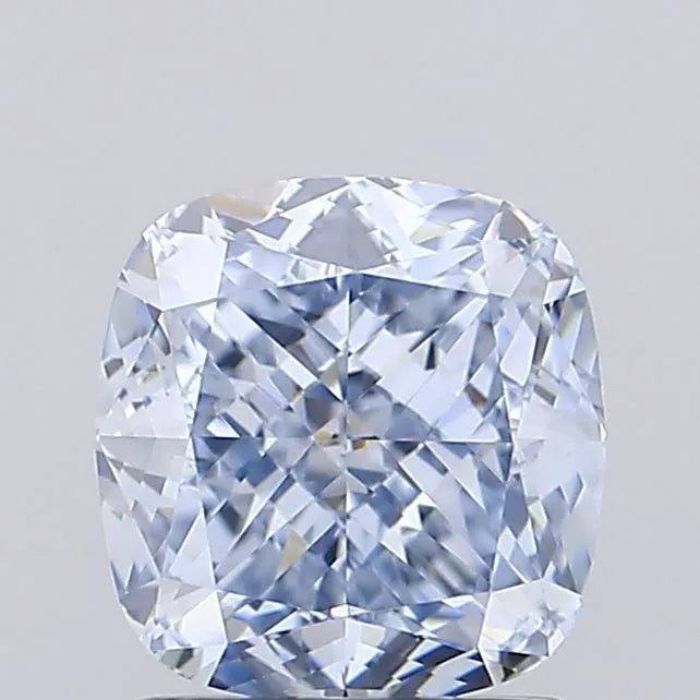 1.66ct Cushion modified Lab Grown Diamond (Colour Fancy Blue, Clarity VVS2, IGI Certified)
