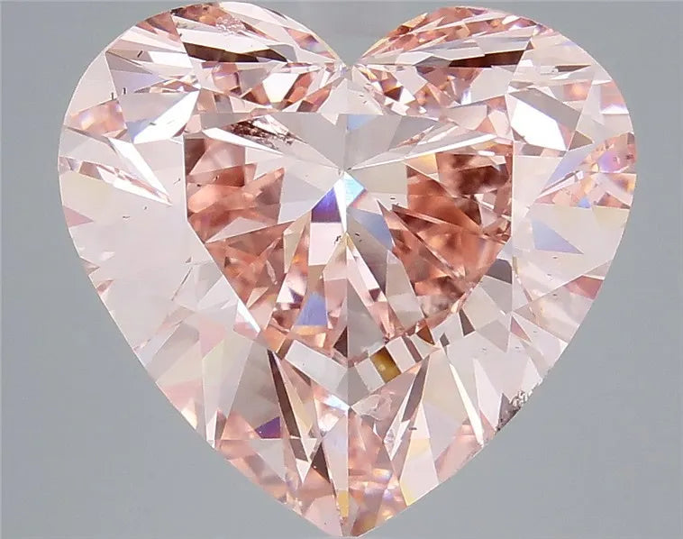 10.00ct Heart Lab Grown Diamond (Colour Fancy Vivid Pink, Clarity VS2, IGI Certified)