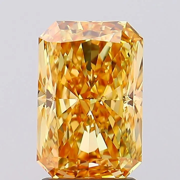 2.21ct Radiant Lab Grown Diamond (Colour Fancy Yellow Yellow, Clarity VVS1, Cut EX, IGI Certified)