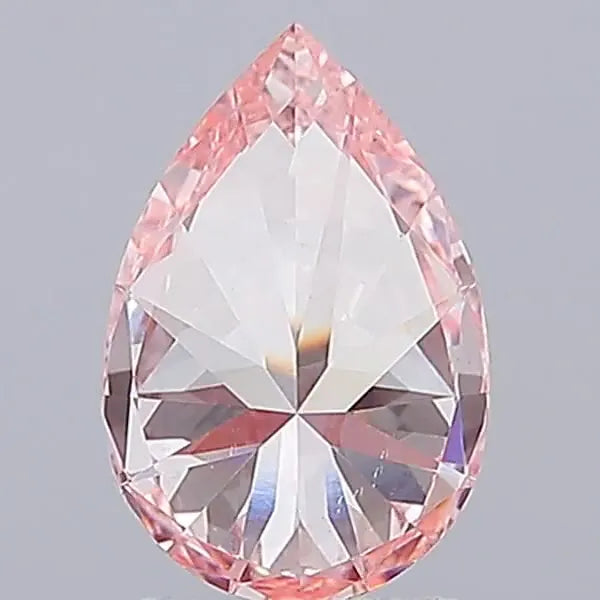 2.12ct Pear Lab Grown Diamond (Colour Fancy Intense Pink, Clarity VS1, IGI Certified)