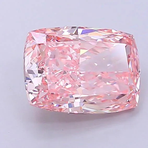 2.08ct Cushion modified Lab Grown Diamond (Colour Fancy Intense Pink, Clarity VVS2, IGI Certified)