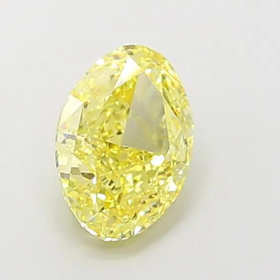 2.09ct Oval Lab Grown Diamond (Colour Fancy Intense Yellow, Clarity VVS2, IGI Certified)