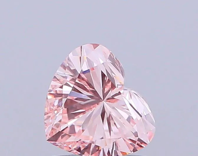 0.82ct Heart Lab Grown Diamond (Colour Fancy Intense Pink, Clarity VVS2, IGI Certified)