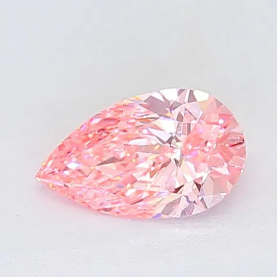 1.05ct Pear Lab Grown Diamond (Colour Fancy Vivid Pink, Clarity VS1, IGI Certified)