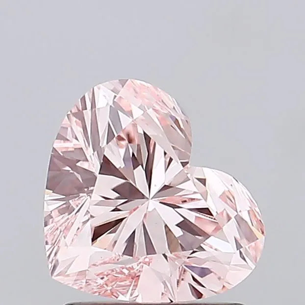 1.51ct Heart Lab Grown Diamond (Colour Fancy Intense Pink, Clarity VS1, IGI Certified)