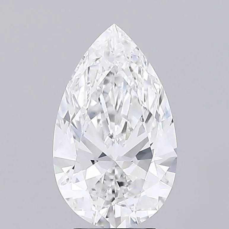 3.08ct Pear Lab Grown Diamond (Colour E, Clarity VVS2, IGI Certified)