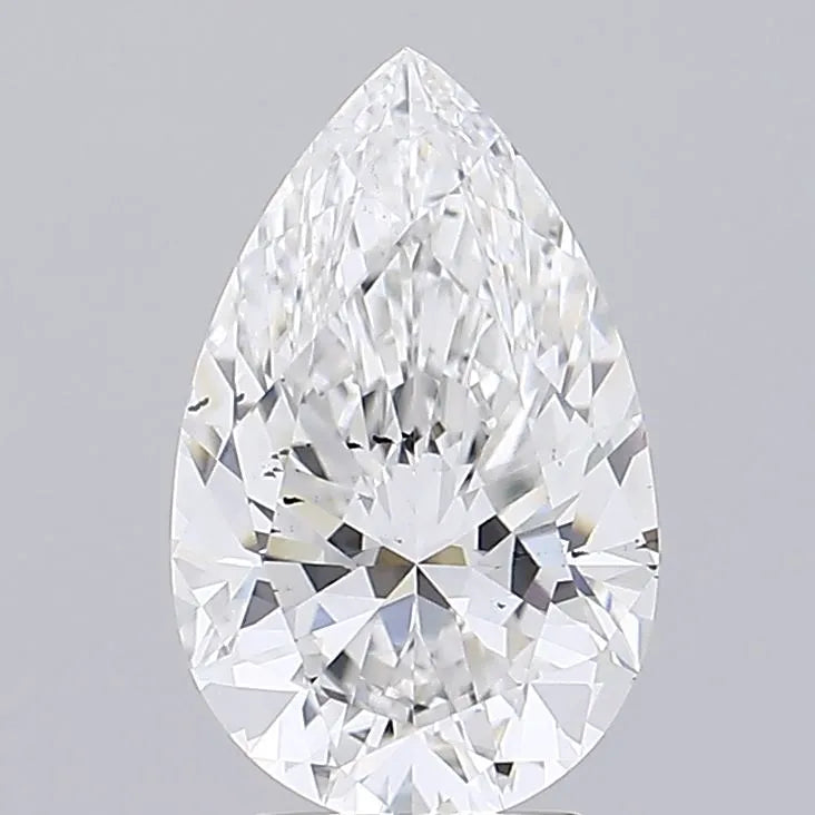 3.17ct Pear Lab Grown Diamond (Colour F, Clarity SI1, IGI Certified)