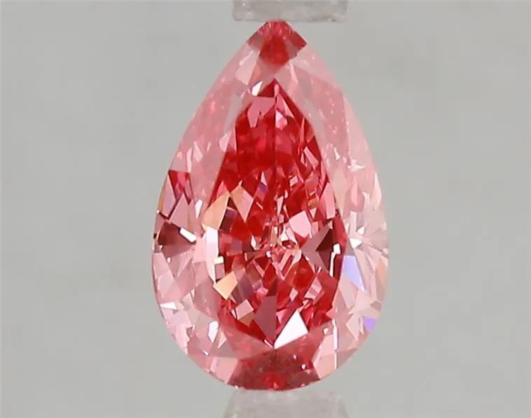 1.10ct Pear Lab Grown Diamond (Colour Fancy Vivid Pink, Clarity VS1, IGI Certified)